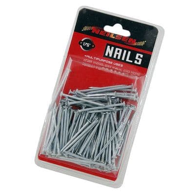 Round Head Nails 40mm 1.75in Blister Pack for Wood & Drywall