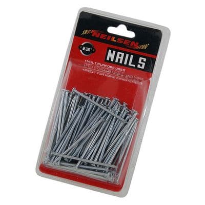 Round Head Nails 55mm 2.25in Common Wood Fixing Blister Pack