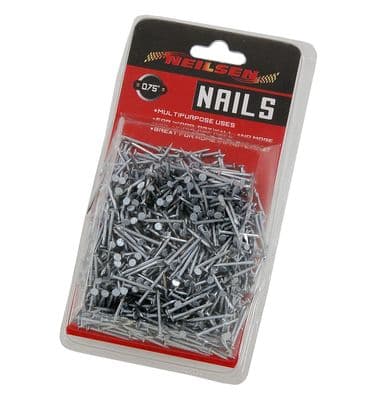 Round Head Nails For Wood In Blister Pack 3/4" Inch
