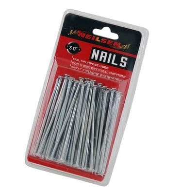 Round Head Nails For Wood In Blister Pack 3" Inch