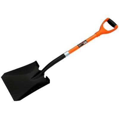 Round Point Shovel 50cm Heavy Duty Fibreglass D Handle
