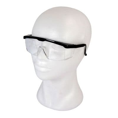 Safety Glasses Clear Adjustable Arms Eye Protection