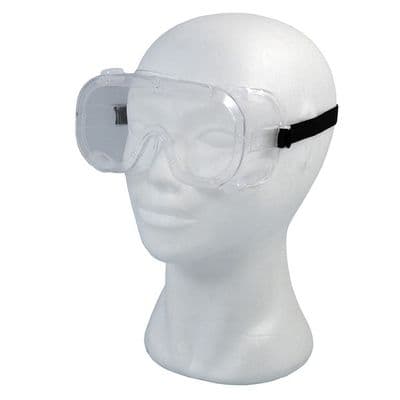 Safety Goggles Anti-Fog Sealed Vented Adjustable Strap