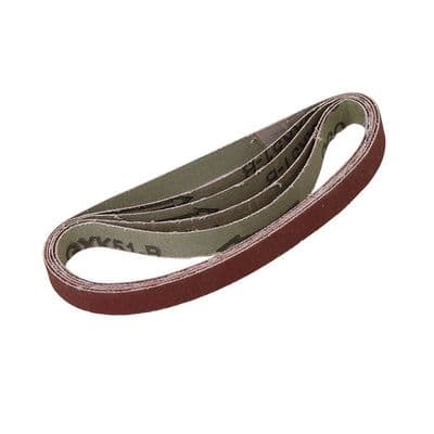 Sanding Belts 10mm x 330mm 5pc for Finger File Belt Sander