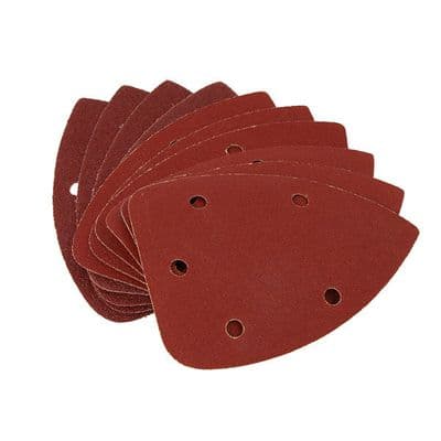 Sanding Sheets 140mm Triangle Mouse Detail 40/80/120 Grit