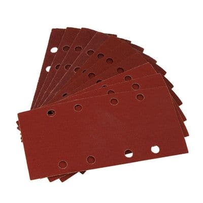 Sanding Sheets 93 x 190mm Punched Mixed Grit for 1/3 Sander