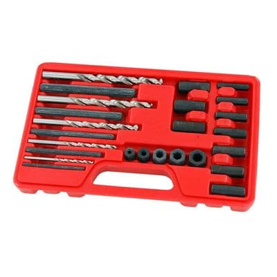 Screw & Stud Extractor Set 5-16mm 25pc for Broken Fixings