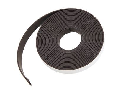 Self Adhesive Flexible Magnetic Strip Tape - 12.5 mm Wide X 3 Metre Long
