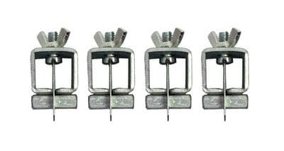 Sheet Metal Panel Butt Weld/Welding Flat & Curved Clamps Pack Of 4