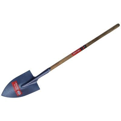 Shovel Round Mouth Irish Spade Long Handle Carbon Steel