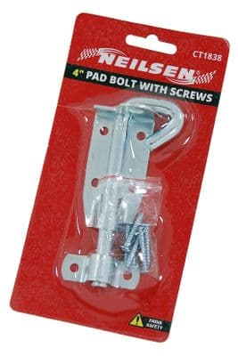Slide Latch Pad Lock Bolt 4