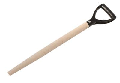 Spade D Handle Replacement Spare Wooden Wood Shaft Tapered Garden Shovel Fork