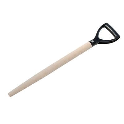 Spade Handle 690mm Wooden D Grip Tapered Replacement