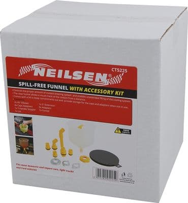 Spill Free Cooling System Filling Funnel Kit With Accessories