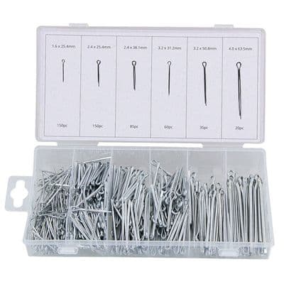 Split Pin Assortment 500pc Cotter Pins Box Set