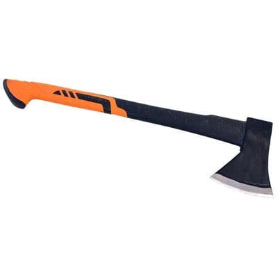 Splitting Axe 1kg 600mm Carbon Steel & Fibreglass Handle