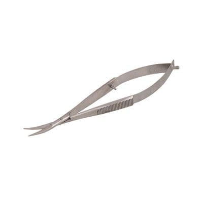 Spring Scissors Curved Fine Point Stainless Steel