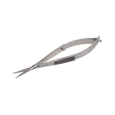 Spring Scissors Straight Fine Point Micro Stainless Steel