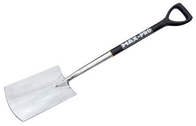 Stainless Steel Border Spade Plastic Shaft D Handle Garden Digging Edge