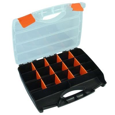 Storage Box 15 Compartment Organiser Adjustable Dividers