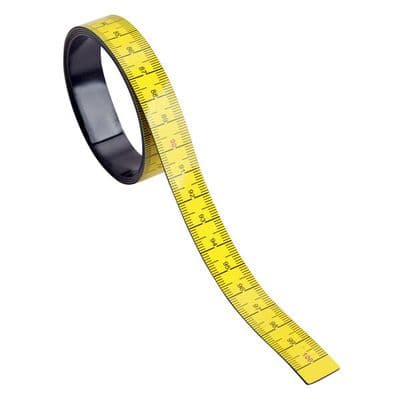 Tape Measure 1m x 15mm Flexible Magnetic Ruler