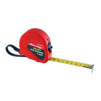 Tape Measure 5m 16ft Metric & Imperial 19mm Blade ABS Case