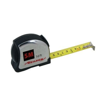 Tape Measure 5m/16ft Retractable Metric & Imperial
