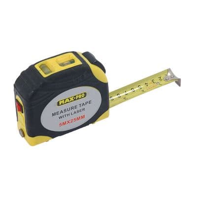 Tape Measure 5m x 25mm Laser Multi Function Tool