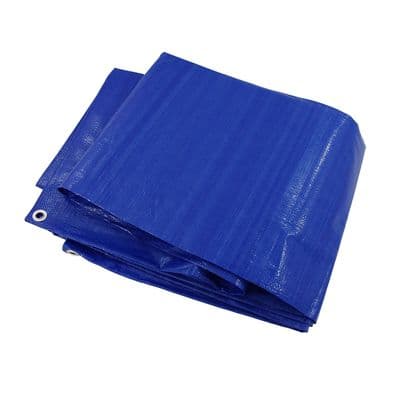 Tarpaulin 8 x 12ft 140gsm Waterproof Sheet with Eyelets