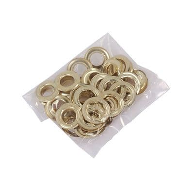 Tarpaulin Eyelets 20mm 50pc for Tarp Tent Awning Repair