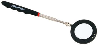 Telescopic Inspection Mirror Tool With 2 Led Lights Round