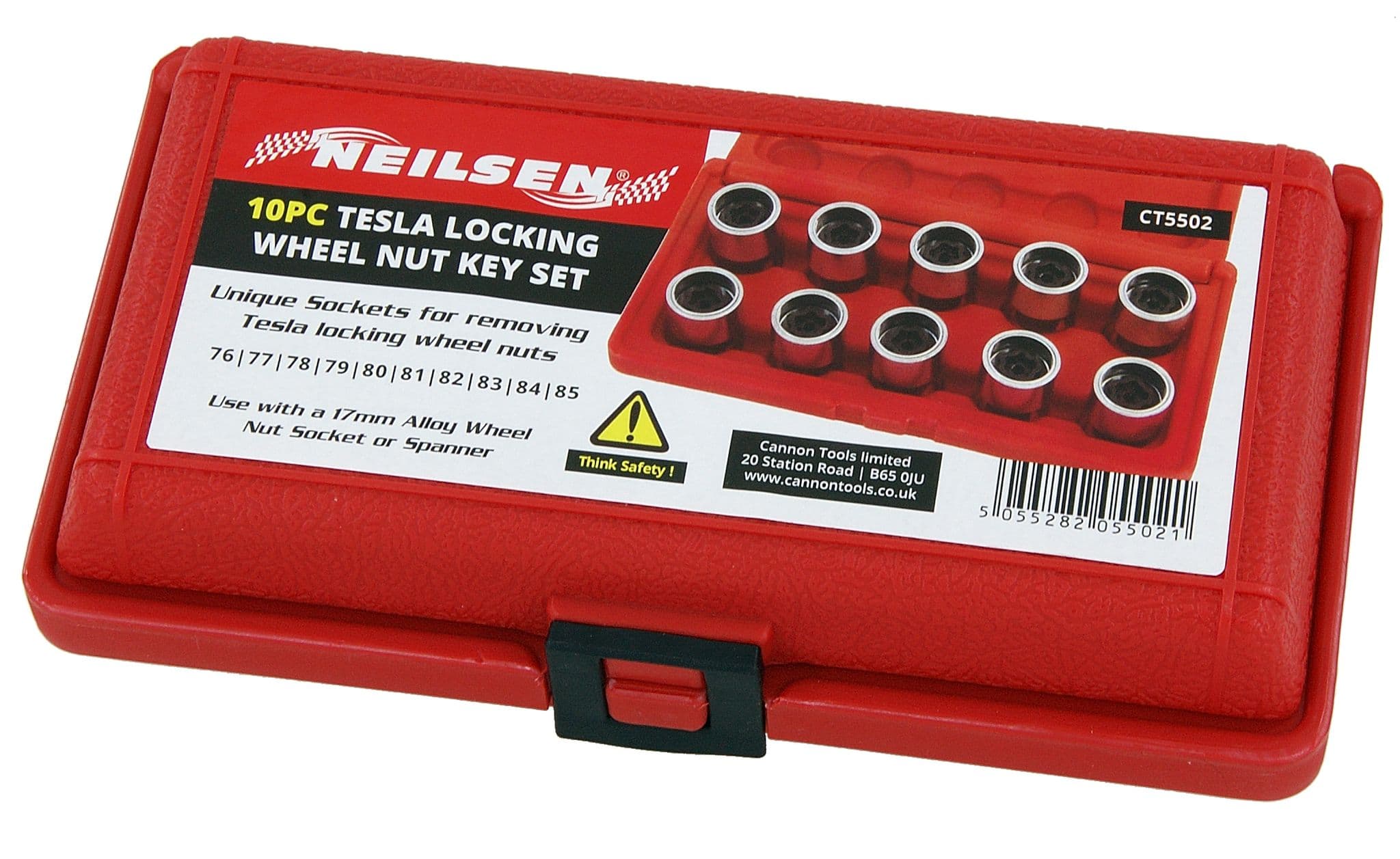 Tesla Locking Wheel Nut Key Socket Key Set 10Piece