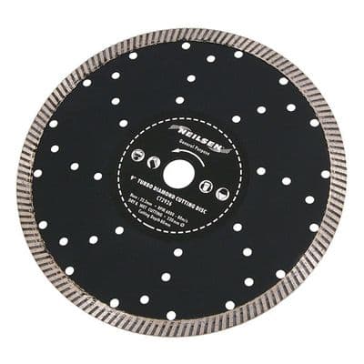 Tile Cutting Blade 230mm Turbo Diamond Disc 22.2mm Bore