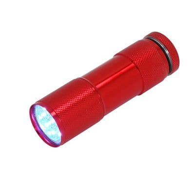 Torch Mini Aluminium 9 LED Pocket Light Camping Car
