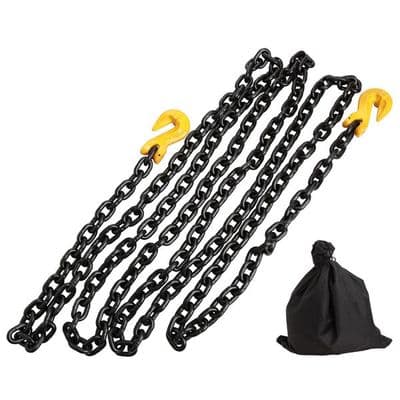 Towing Chain 6m with Clevis Hooks & Canvas Storage Bag