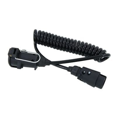 Trailer Board Extension Lead 2.5m 7 Pin Curly 12V Cable