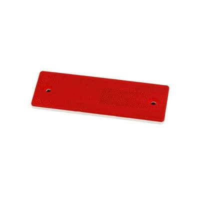 Trailer Reflector 150 x 50mm Red Stick On Self Adhesive