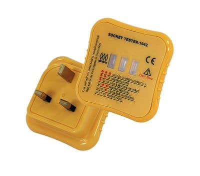 Uk Mains Socket Tester 240V Polarity Test 3 Pin Plug Electrical Wiring