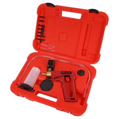 Vacuum Pump Hand Held Brake & Clutch Bleeder Tester Set