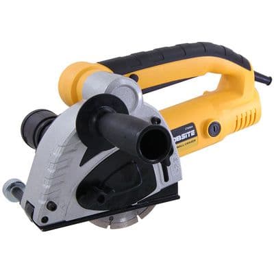 Wall Chaser 125mm 1500W 230V with Diamond Blades JOBSITE