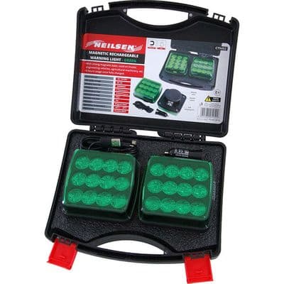 Warning Light Set 12V 24V Wireless LED Magnetic Rechargeable
