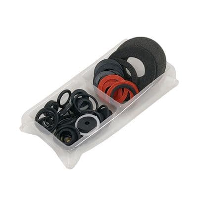 Washer Set 50pc Fibre & Plastic Tap Sink Plumbing Seals