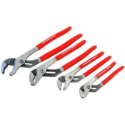 Water Pump Pliers Set 6in 8in 10in 12in 4 Piece Adjustable
