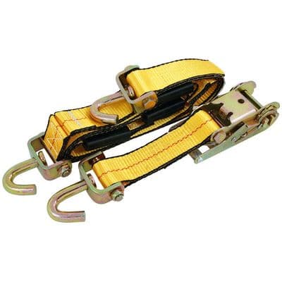 Wheel Strap 50mm Ratchet Tie Down 4500kg Car Trailer
