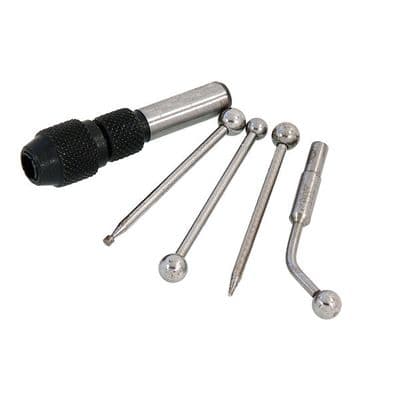 Wiggler & Centre Finder Set 5pc Measuring Indicator
