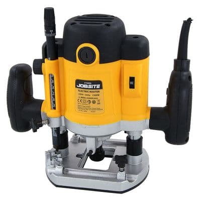 Wood Router 1/2in 1500W 230V Variable Speed with 3 Bits