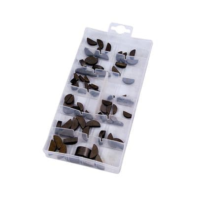 Woodruff Key Assortment 80pc Metric Carbon Steel