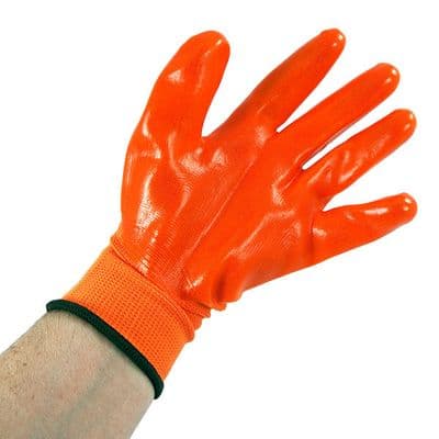 Work Glove Size 9 Large PVC Coated Cut Resistant