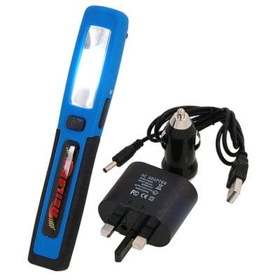 Work Light 1.5W Rechargeable COB LED Magnetic Lamp