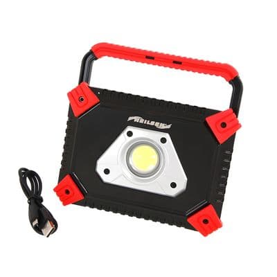 Work Light 20W COB LED USB Rechargeable Aluminium